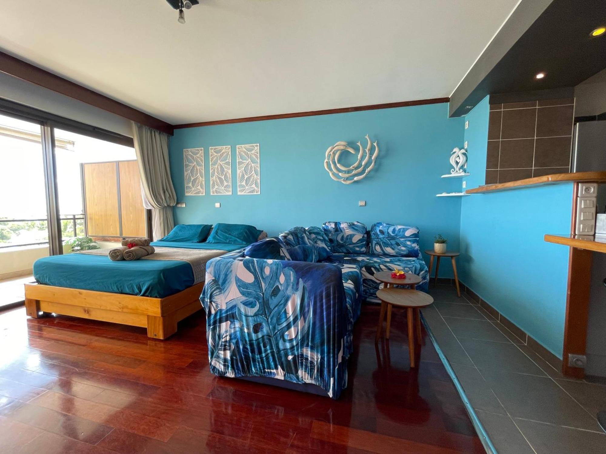 Blue Moana Studio Papeete - Sea View, Ac, Fast Wifi, Pool, Gym Exterior foto